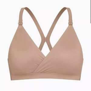 SPANX Bra-llelujah Wireless Nursing Bra Cafe Au Lait Tan Small NEW